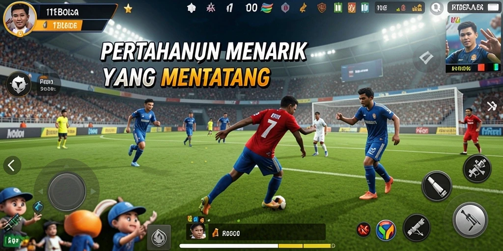 Gambar menunjukkan gameplay seru dan penasaran di 11BOLA.