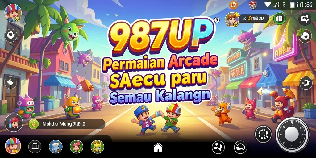 Gameplay Arcade yang penuh aksi dan tantangan di 987UP.