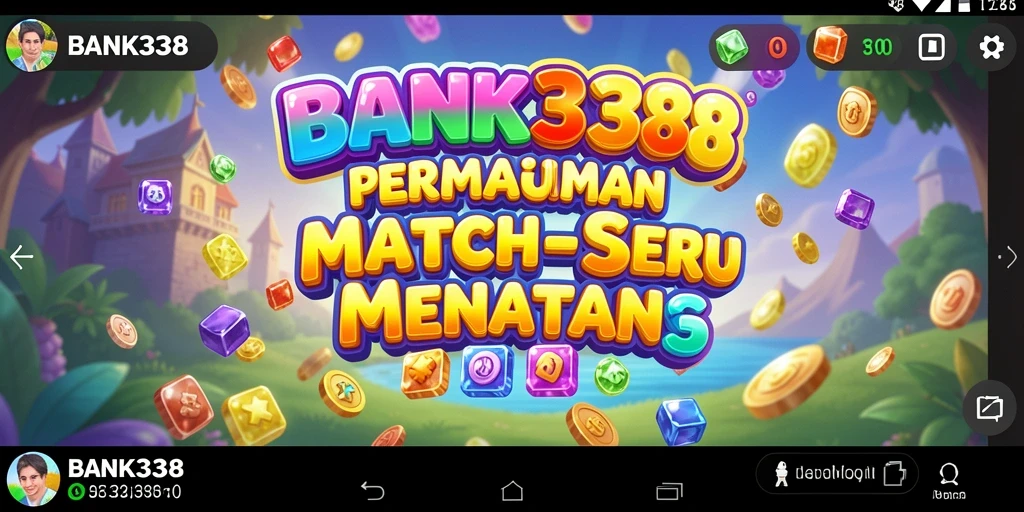 Tampilan gameplay seru dengan elemen Match-3 yang menantang.