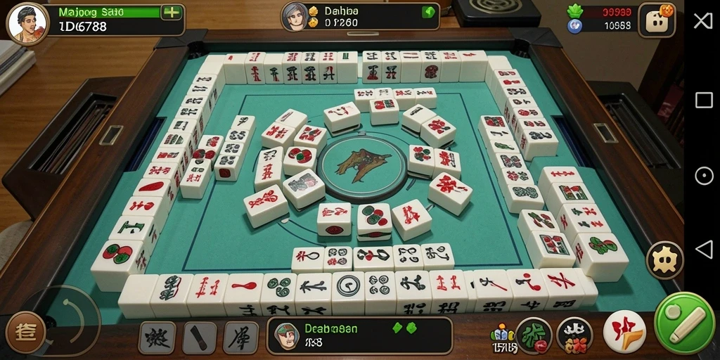 Gambaran gameplay ID6788 dengan elemen Mahjong yang menarik.