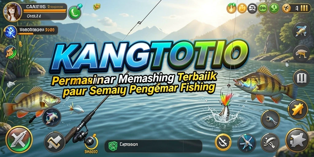Tampilkan aksi memancing seru dalam KANGTOTO.