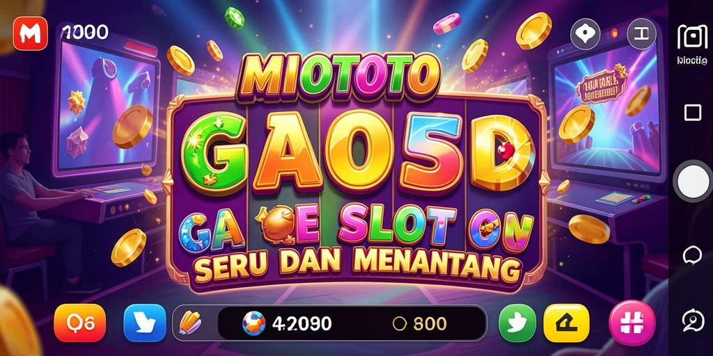 Screenshot gameplay MIOTOTO dengan tampilan slot yang menarik.