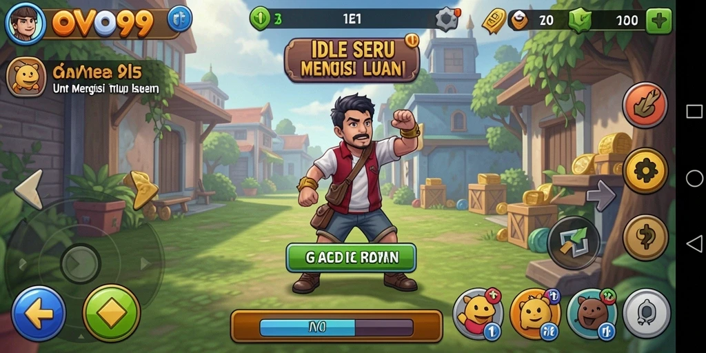 Gameplay OVO99 yang menawan dan santai.