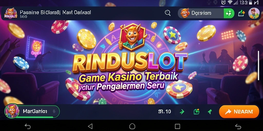 Tampilan gameplay RINDUSLOT yang memukau dan menegangkan.