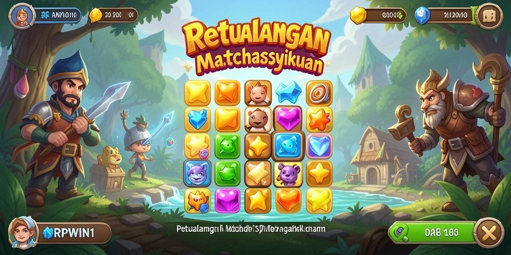 Tampilan menarik gameplay RPWIN1 yang penuh warna dan keseruan.