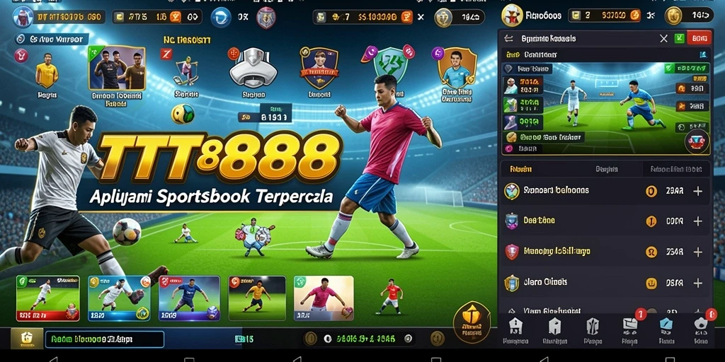 Screenshot utama TTT888 menampilkan pengalaman taruhan olahraga yang seru.