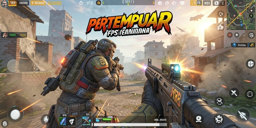 Gameplay intens dari YYRR dalam pertempuran FPS yang menegangkan.